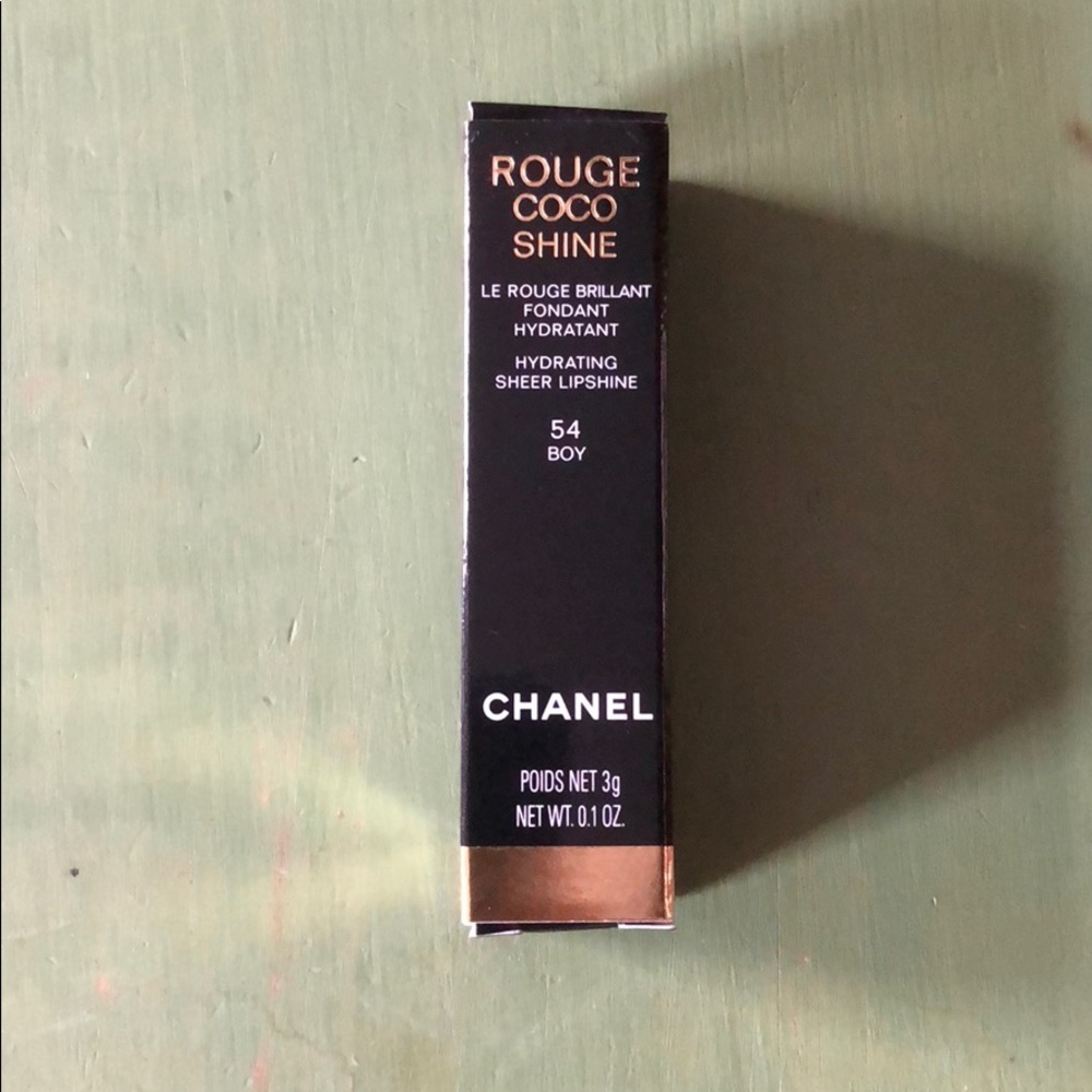 Chanel coco shine hydrating sheer lipstick in Boy